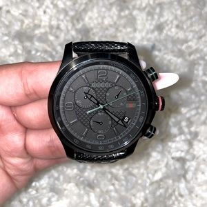 Gucci Black PVD Stainless Steel G-Timeless watch